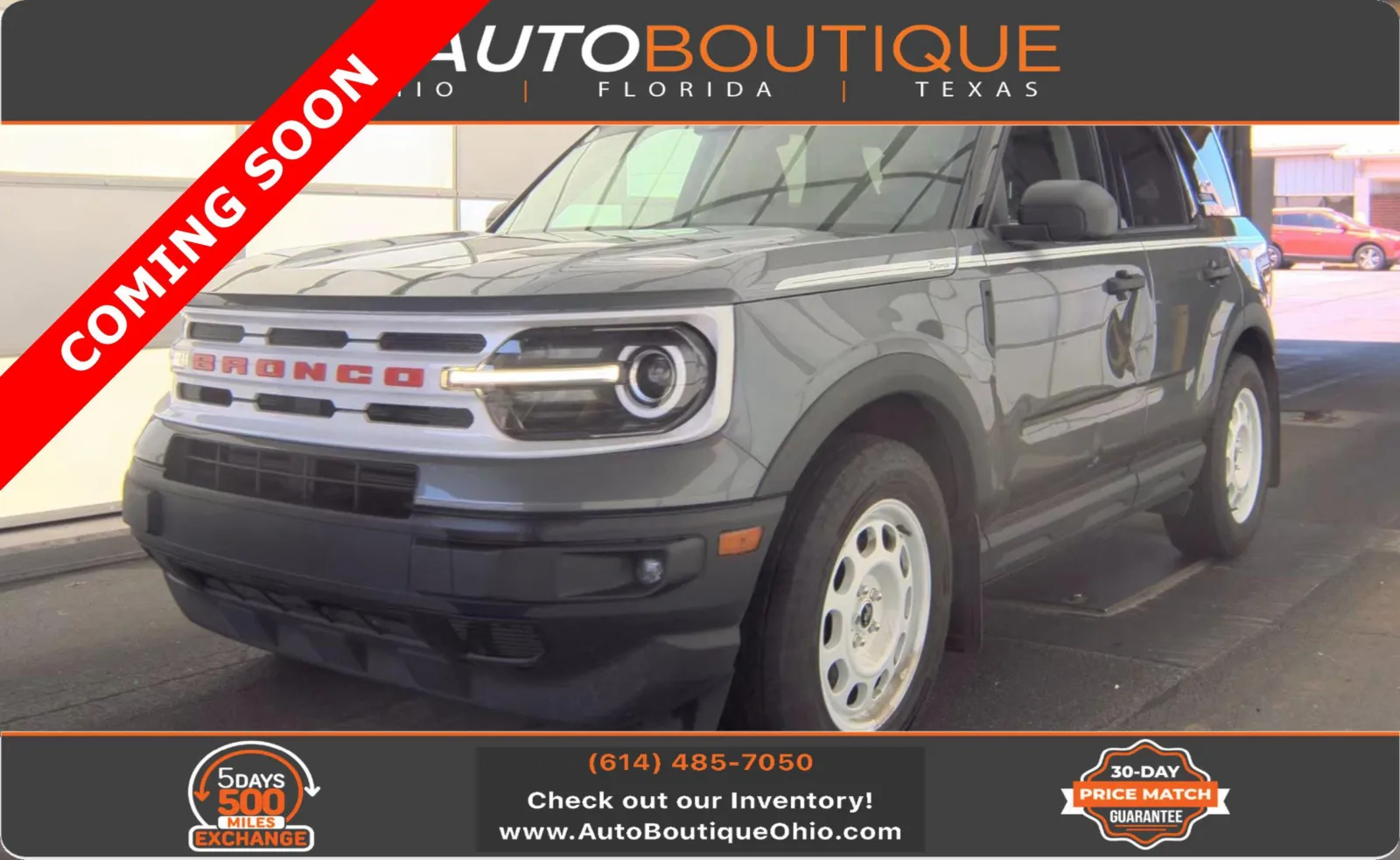 Gray 2024 Ford Bronco Sport Heritage for sale in Columbus, OH
