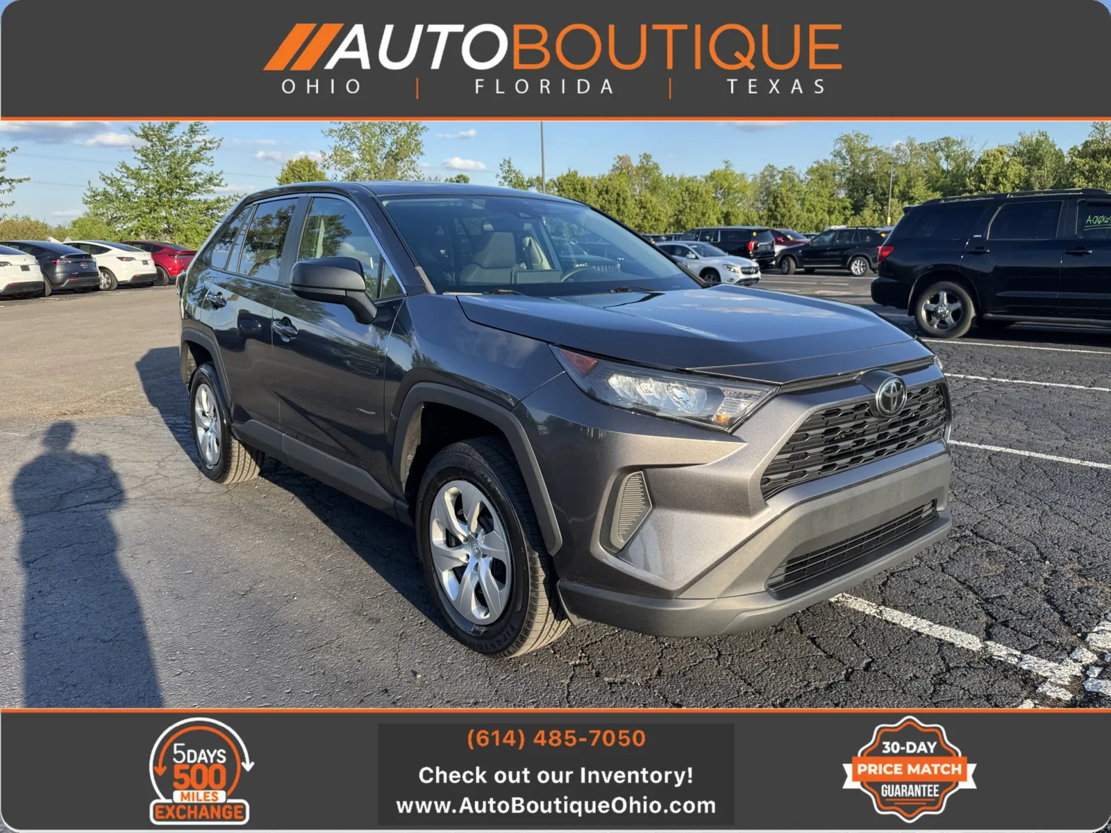 Gray 2022 Toyota RAV4 LE for sale in Columbus, OH