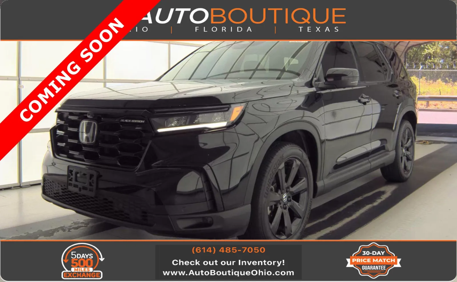Black 2025 Honda Pilot Black Edition for sale in Columbus, OH