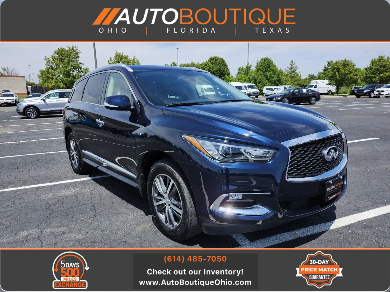 Blue 2020 INFINITI QX60 PURE for sale in Columbus, OH