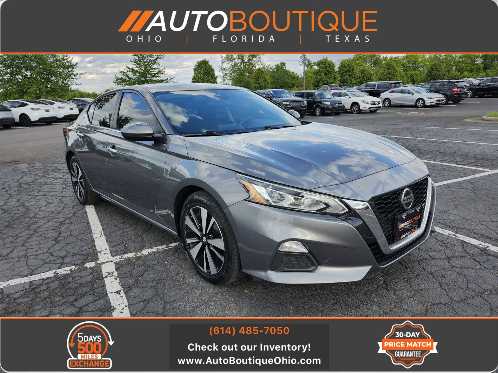 Gray 2021 Nissan Altima 2.5 SV for sale in Columbus, OH