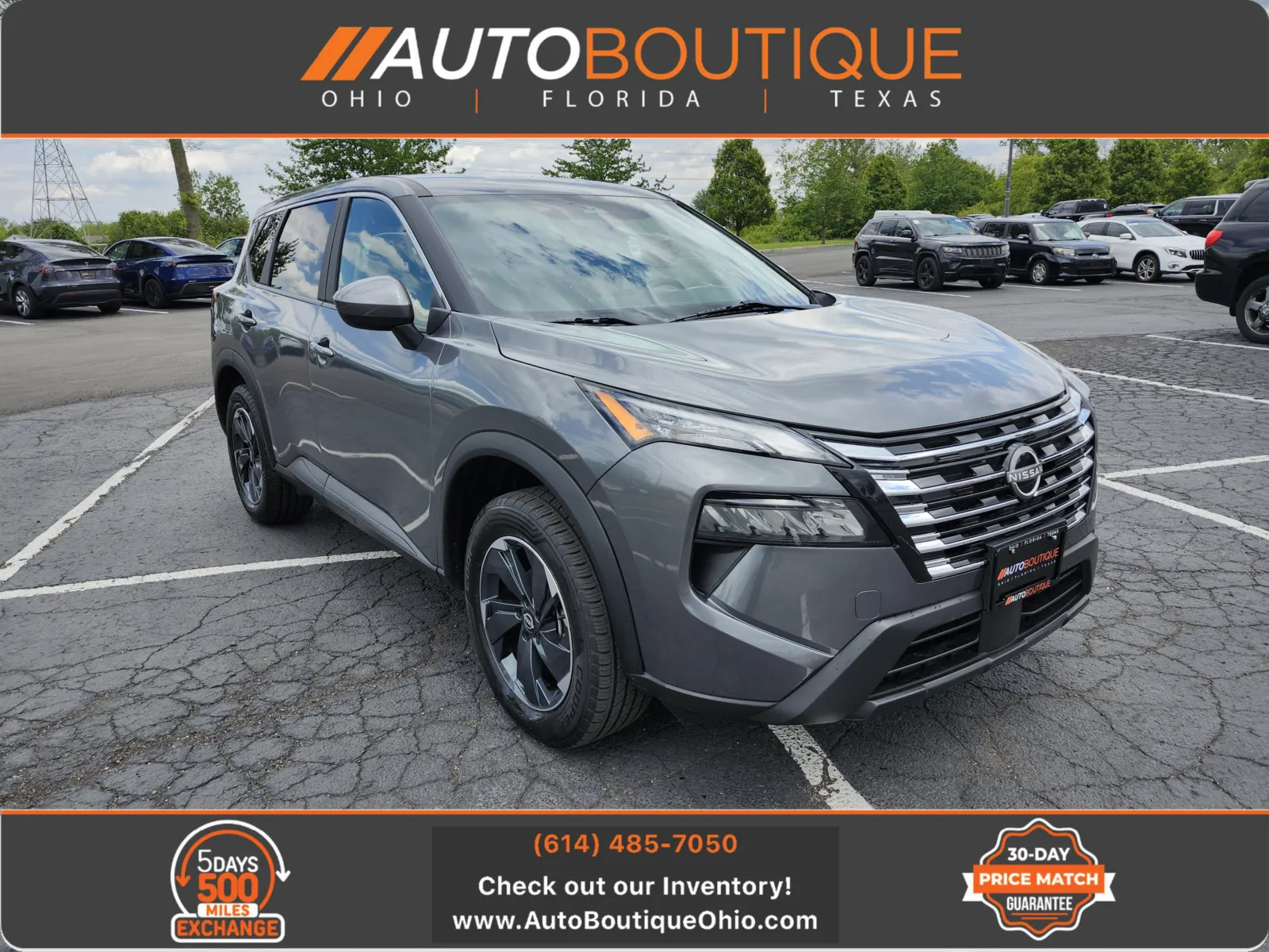 Gray 2024 Nissan Rogue SV for sale in Columbus, OH