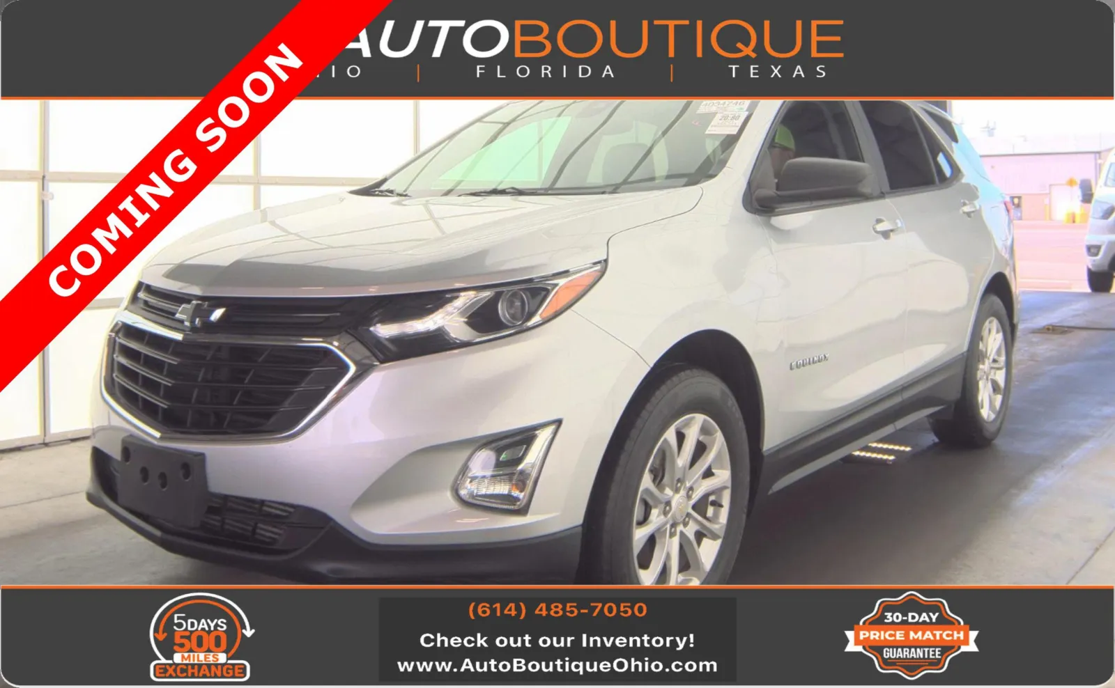 Silver 2021 Chevrolet Equinox LS for sale in Columbus, OH