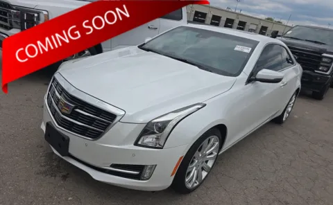 White 2018 Cadillac ATS Coupe Luxury AWD for sale in Columbus, OH