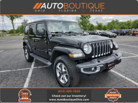 Black 2018 Jeep Wrangler Unlimited Sahara for sale in Columbus, OH