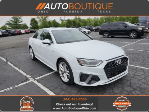 White 2022 Audi A4 Sedan S line Premium Plus for sale in Columbus, OH