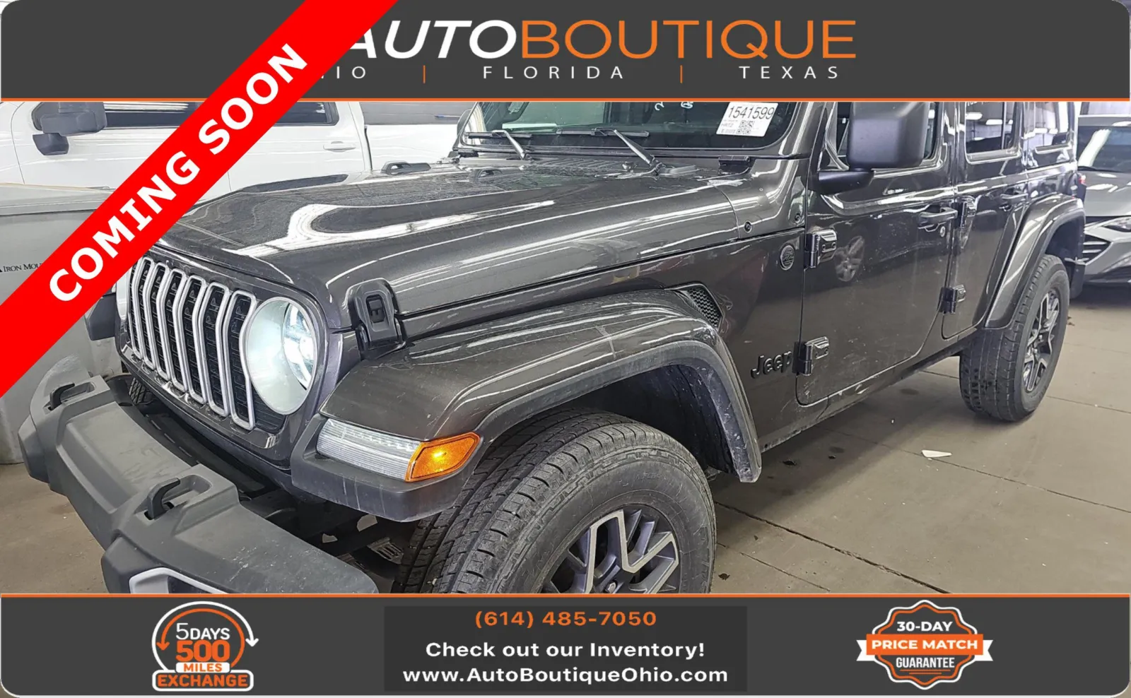 Gray 2025 Jeep Wrangler Sahara for sale in Columbus, OH
