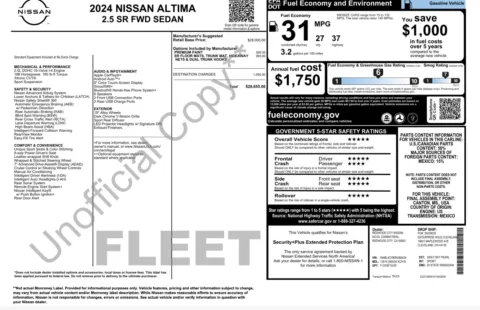 Photos of 2024 Nissan Altima 2.5 SR for sale in Columbus, OH at Auto Boutique Ohio