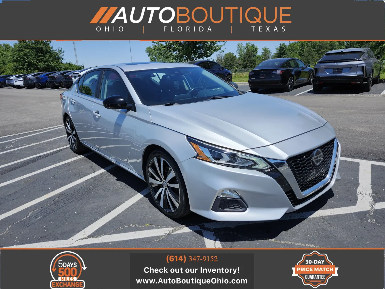 Silver 2020 Nissan Altima 2.5 SR for sale in Columbus, OH