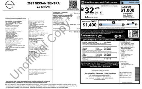 Photos of 2023 Nissan Sentra SR for sale in Columbus, OH at Auto Boutique Ohio