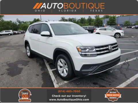 White 2019 Volkswagen Atlas 3.6L V6 S for sale in Columbus, OH