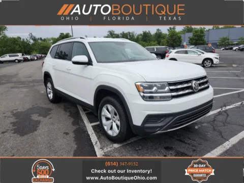 White 2019 Volkswagen Atlas 3.6L V6 S for sale in Columbus, OH