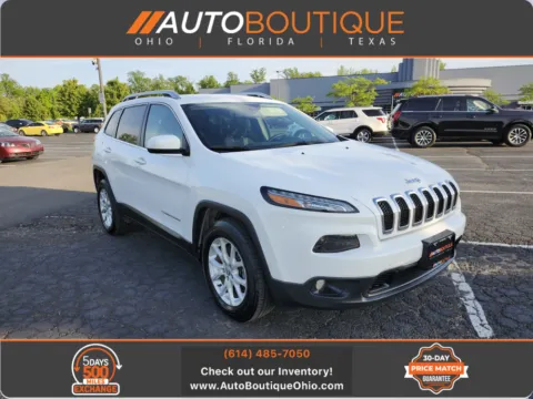 White 2018 Jeep Cherokee Latitude for sale in Columbus, OH