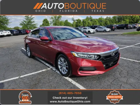 Red 2018 Honda Accord Sedan LX 1.5T for sale in Columbus, OH