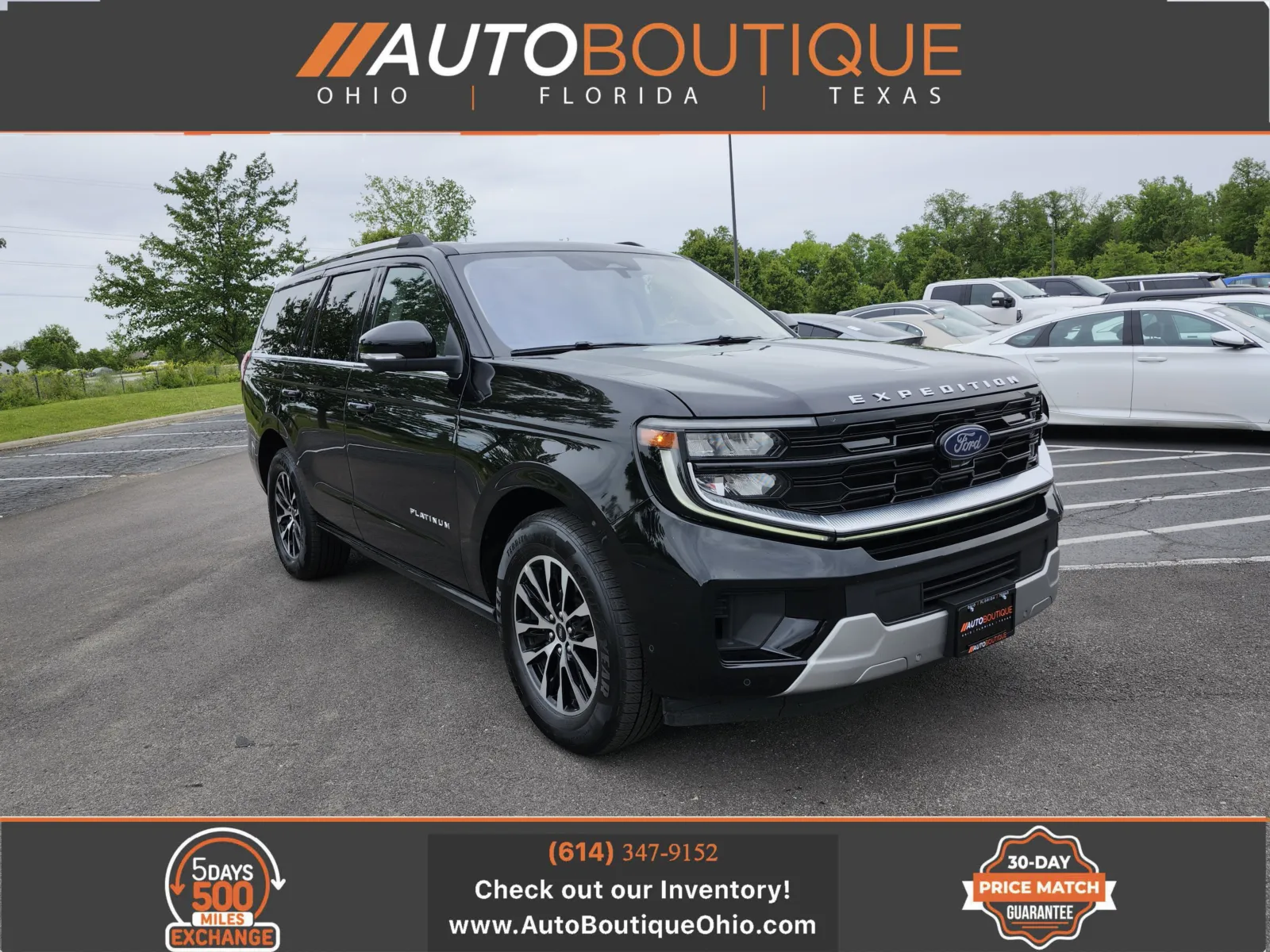 Black 2025 Ford Expedition Platinum for sale in Columbus, OH