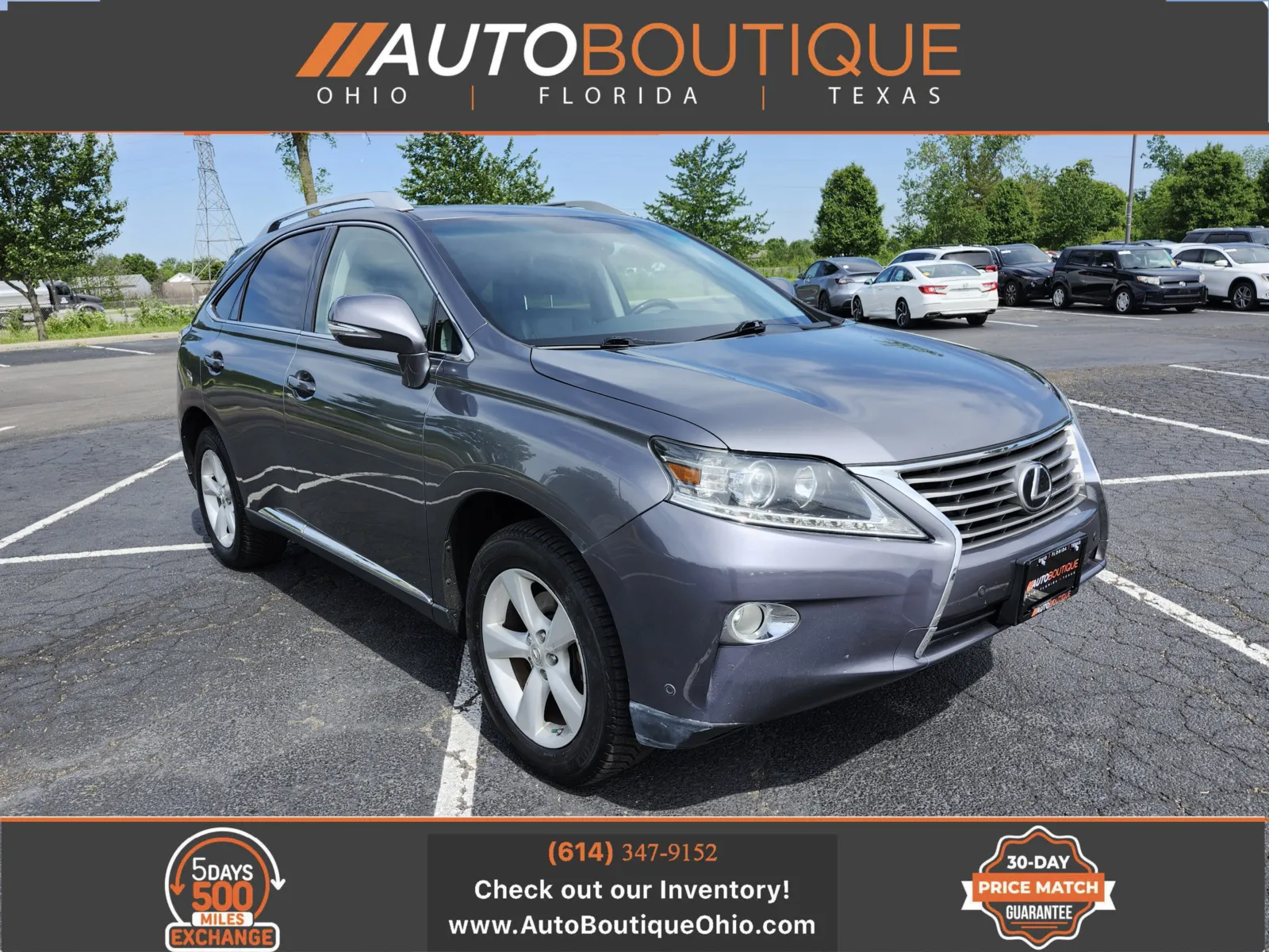 Gray 2013 Lexus RX 350 for sale in Columbus, OH
