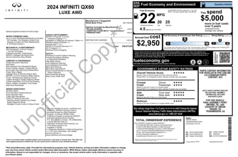More photos of 2024 INFINITI QX60 LUXE at Auto Boutique Ohio, OH