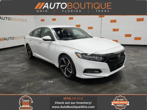 White 2019 Honda Accord Sedan Sport 1.5T for sale in Columbus, OH