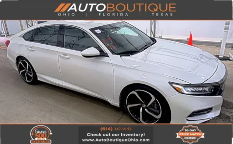 White 2019 Honda Accord Sedan Sport 1.5T for sale in Columbus, OH