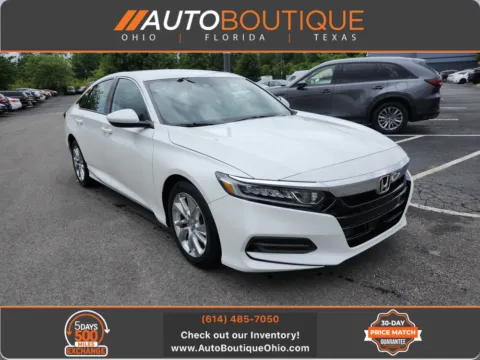 White 2018 Honda Accord Sedan LX 1.5T for sale in Columbus, OH