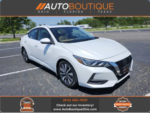 White 2021 Nissan Sentra SV for sale in Columbus, OH