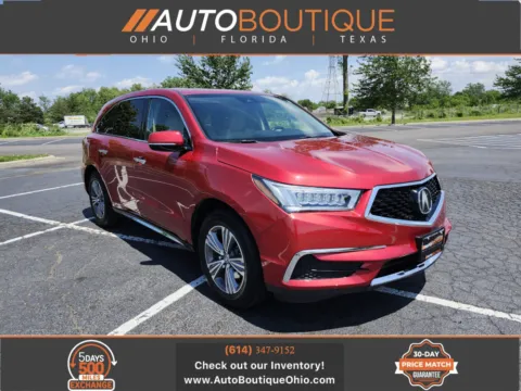 Red 2019 Acura MDX SH-AWD for sale in Columbus, OH
