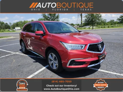 Red 2019 Acura MDX SH-AWD for sale in Columbus, OH