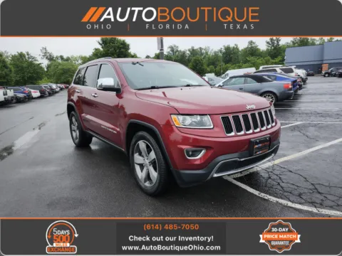 Red 2015 Jeep Grand Cherokee Limited for sale in Columbus, OH