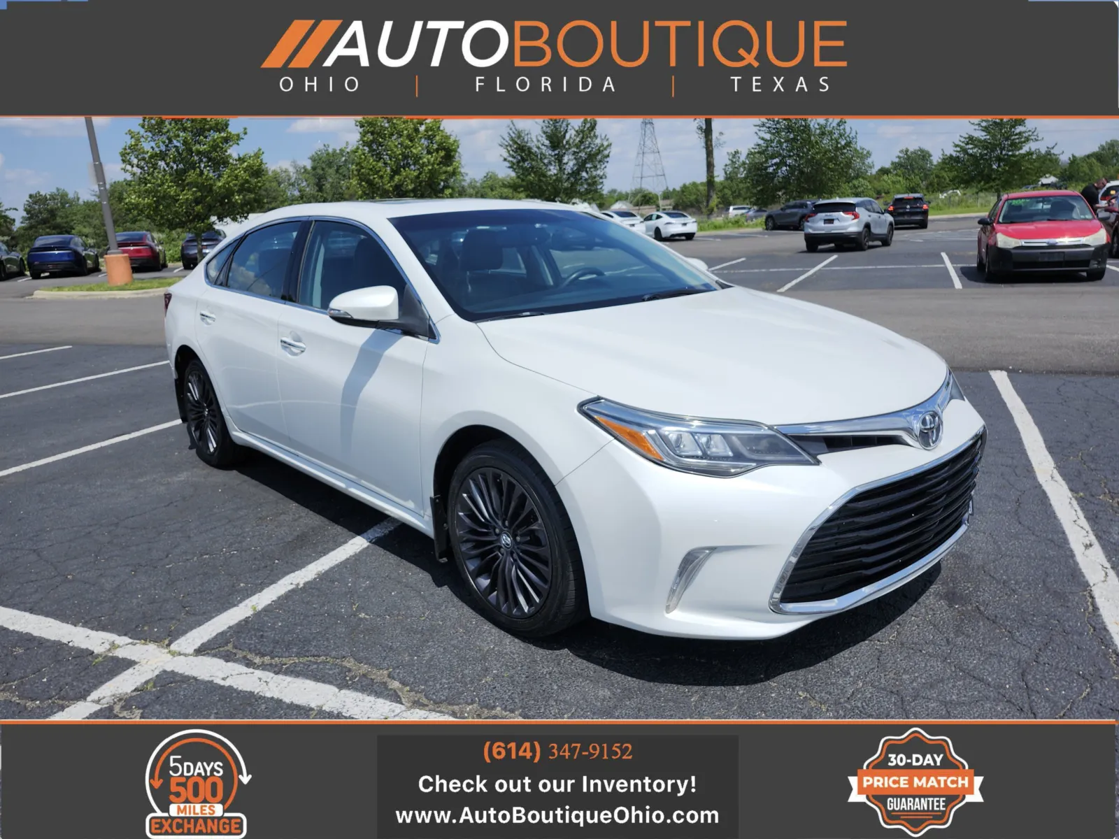 White 2016 Toyota Avalon Touring for sale in Columbus, OH