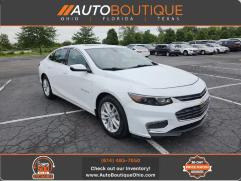 White 2017 Chevrolet Malibu LT for sale in Columbus, OH