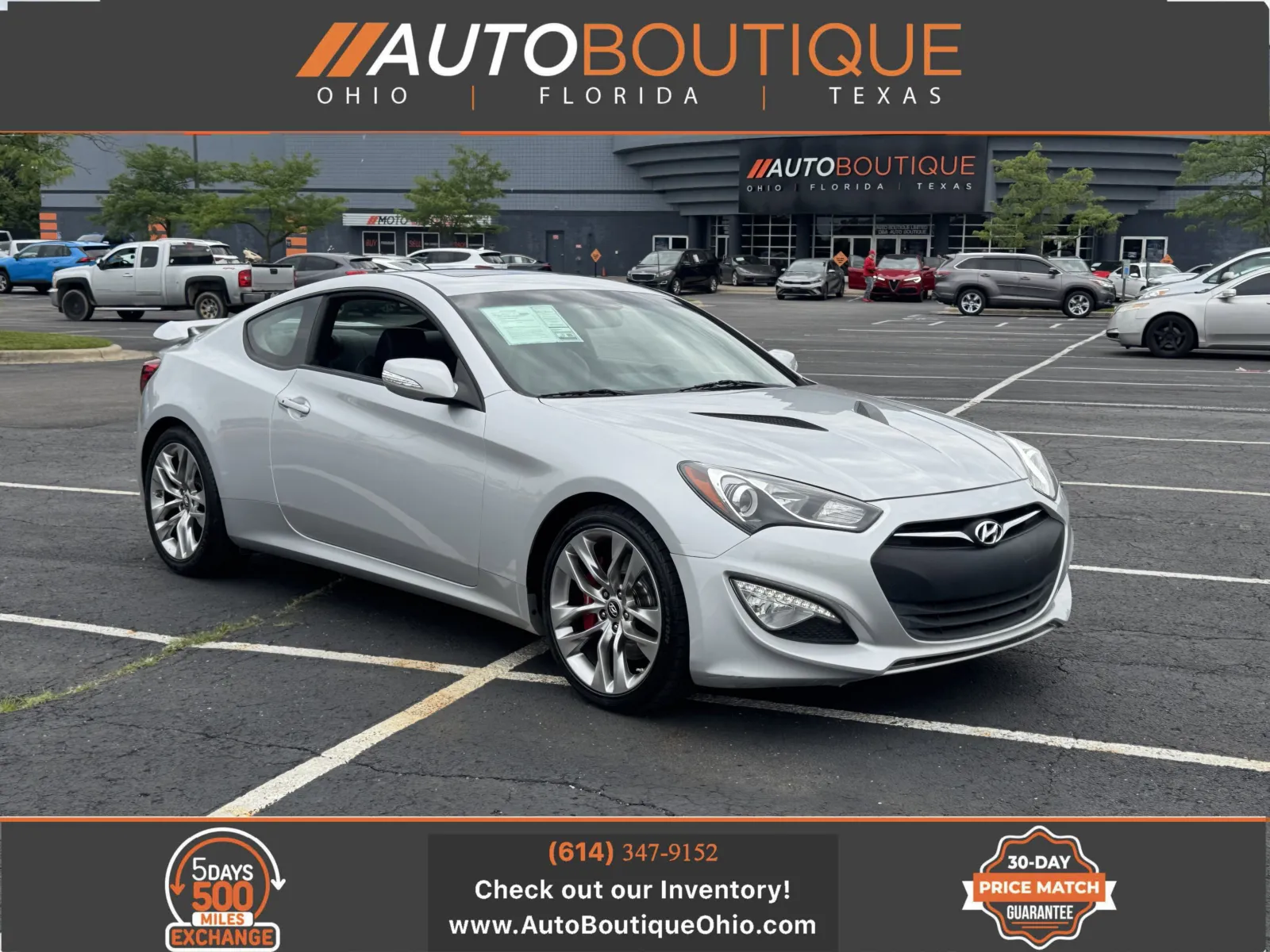 Silver 2016 Hyundai Genesis Coupe 3.8L Ultimate for sale in Columbus, OH