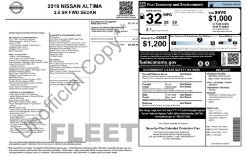 Photos of 2019 Nissan Altima 2.5 SR for sale in Columbus, OH at Auto Boutique Ohio