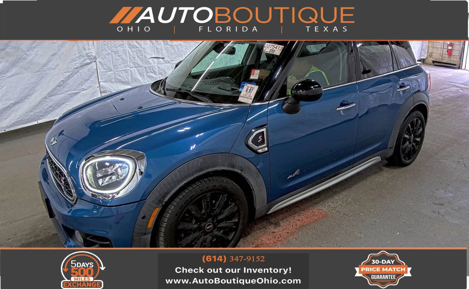 Blue 2018 MINI Countryman Cooper S for sale in Columbus, OH