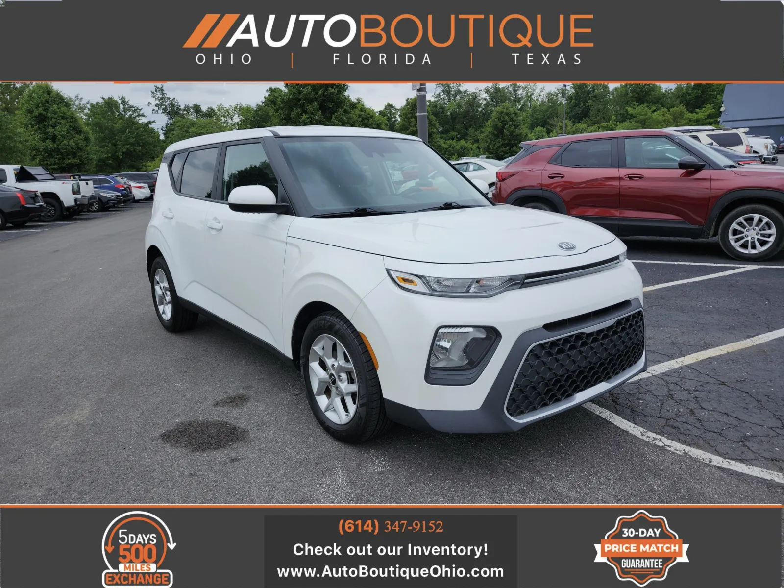 White 2021 Kia Soul S for sale in Columbus, OH
