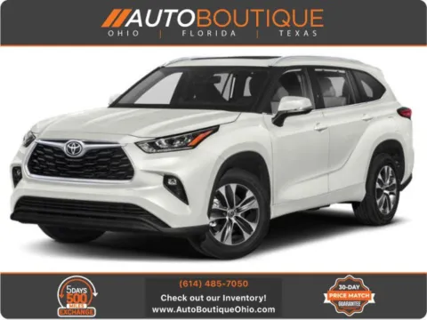Black 2021 Toyota Highlander XLE for sale in Columbus, OH