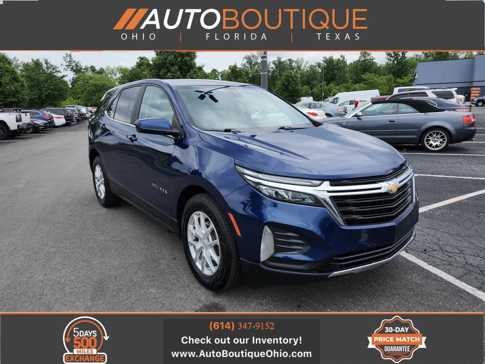 Blue 2022 Chevrolet Equinox LT for sale in Columbus, OH
