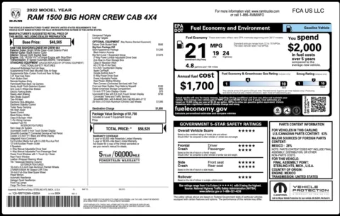 Photos of 2022 Ram 1500 Big Horn for sale in Columbus, OH at Auto Boutique Ohio