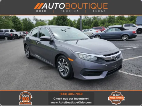 Gray 2016 Honda Civic Sedan EX for sale in Columbus, OH