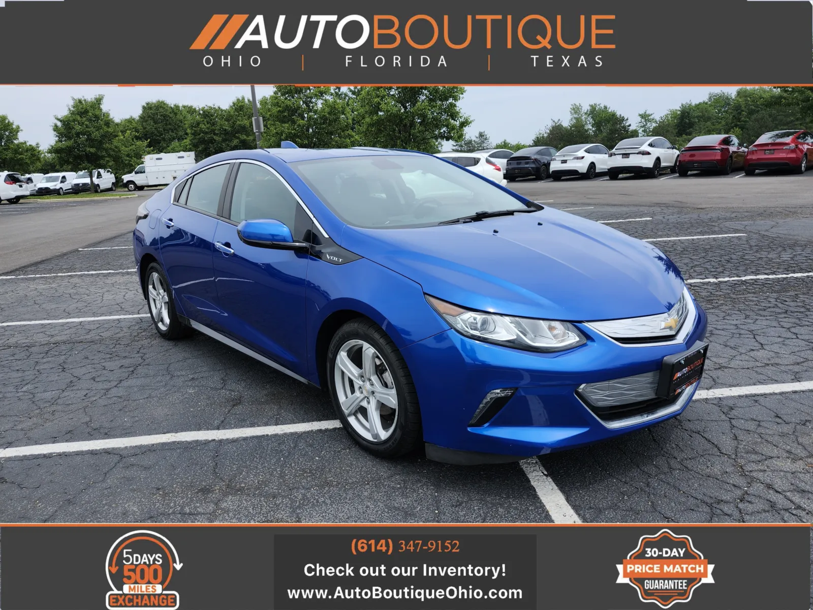 Blue 2017 Chevrolet Volt LT for sale in Columbus, OH