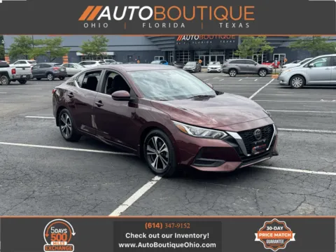 Red 2020 Nissan Sentra SV for sale in Columbus, OH