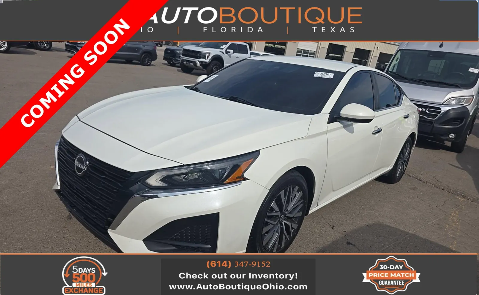 White 2023 Nissan Altima 2.5 SV for sale in Columbus, OH