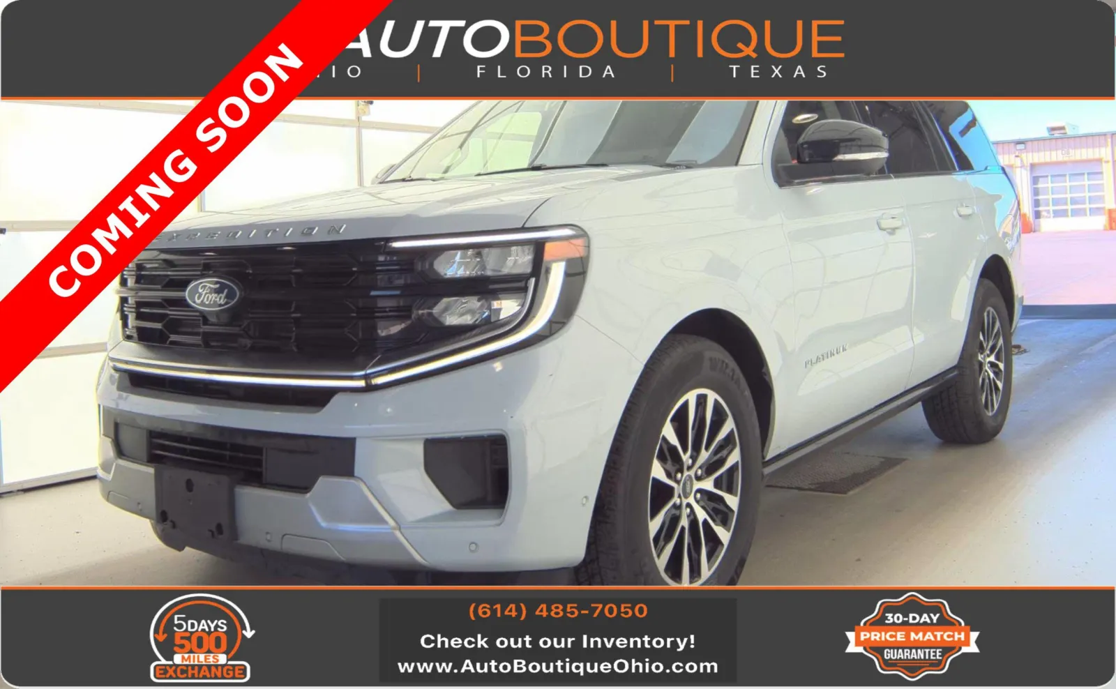 Silver 2025 Ford Expedition Platinum for sale in Columbus, OH