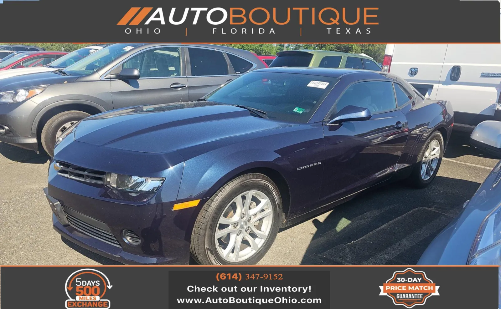 Blue 2015 Chevrolet Camaro LS for sale in Columbus, OH
