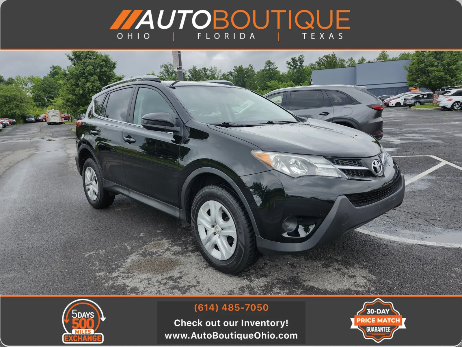Black 2015 Toyota RAV4 LE for sale in Columbus, OH