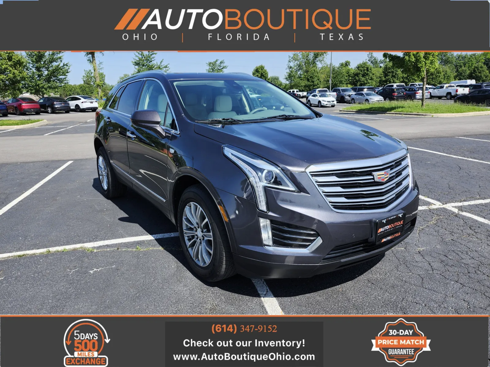 Gray 2017 Cadillac XT5 Luxury FWD for sale in Columbus, OH