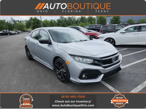 Blue 2017 Honda Civic Hatchback Sport for sale in Columbus, OH