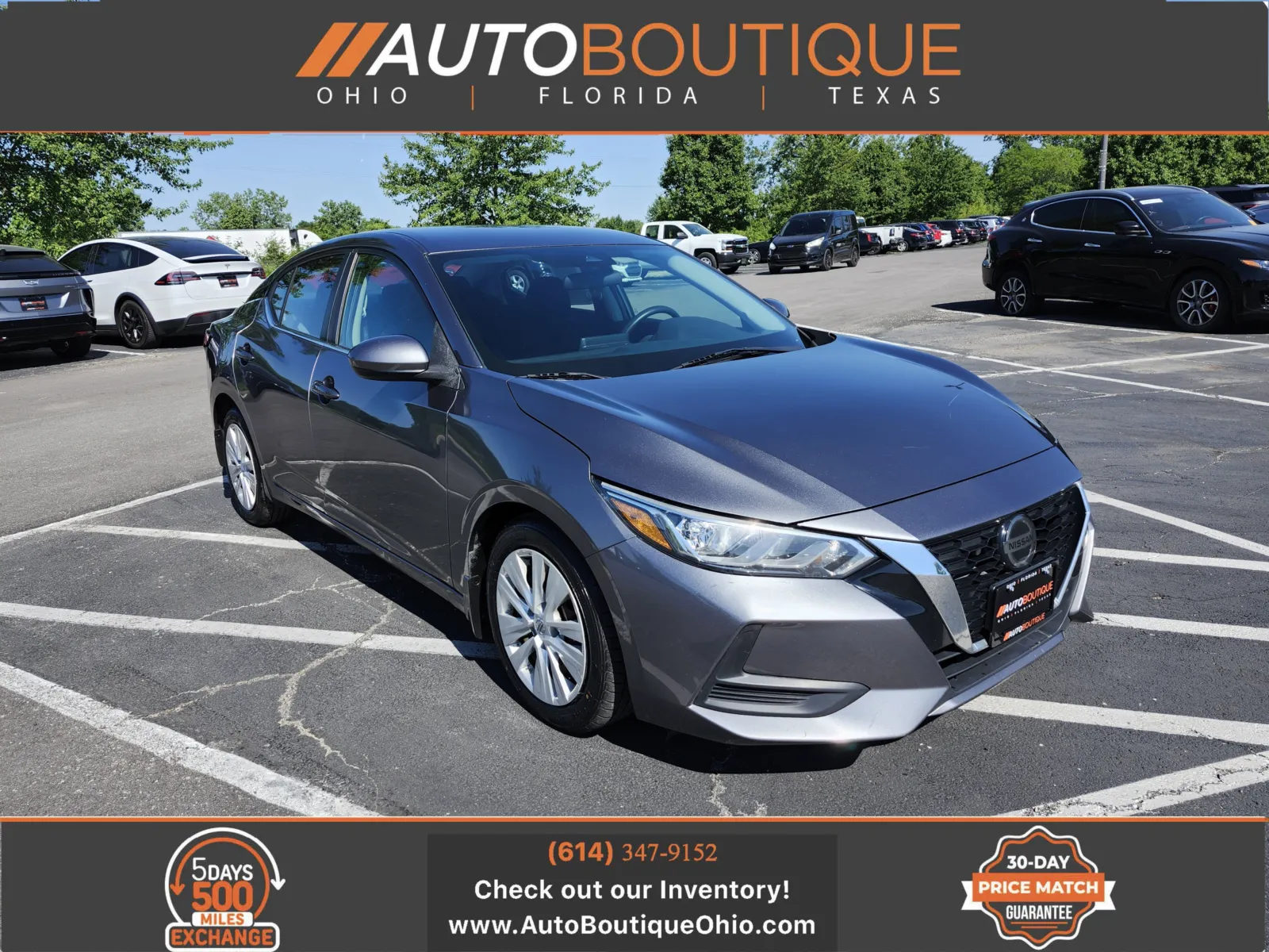 Gray 2020 Nissan Sentra S for sale in Columbus, OH