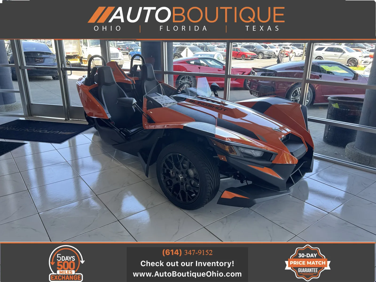 Orange 2026 POLARIS SLINGSHOT Manual for sale in Columbus, OH
