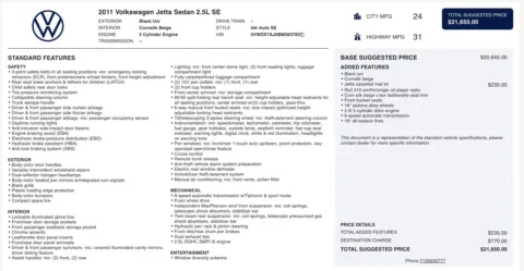More photos of 2011 Volkswagen Jetta Sedan SE w/Convenience at Auto Boutique Ohio, OH