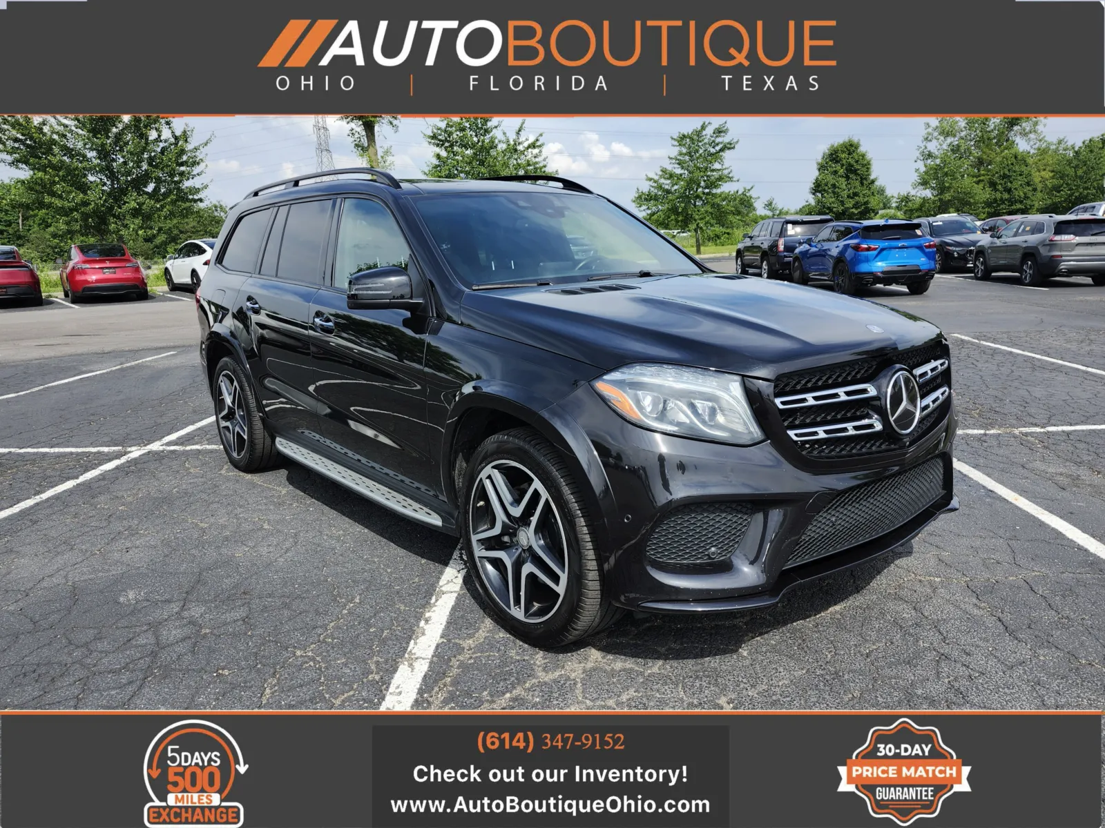 Black 2017 Mercedes-Benz GLS 550 for sale in Columbus, OH
